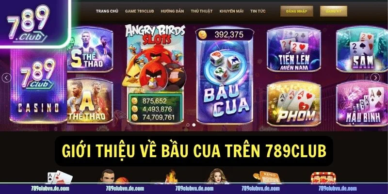 Bầu cua mini là sảnh chơi mới tại cổng cược 789CLUB.