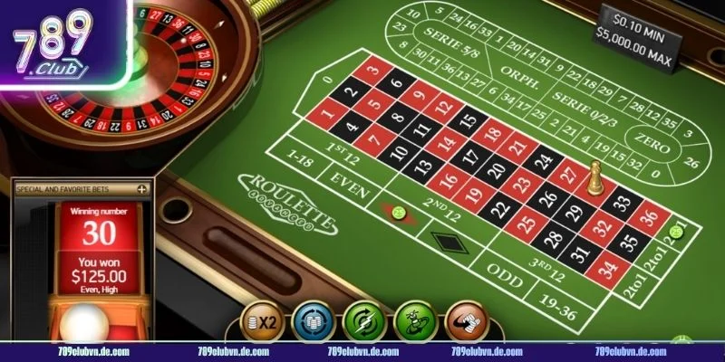 Các bước chơi game Roulette tại cổng cược 789CLUB rất đơn giản.