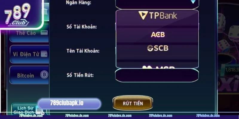 Hướng dẫn người mới rút tiền 789CLUB nhanh chóng chỉ với 3 bước.