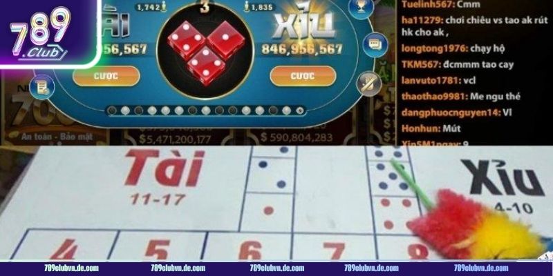 Luật chơi game Tài Xỉu 789CLUB rất dễ hiểu.