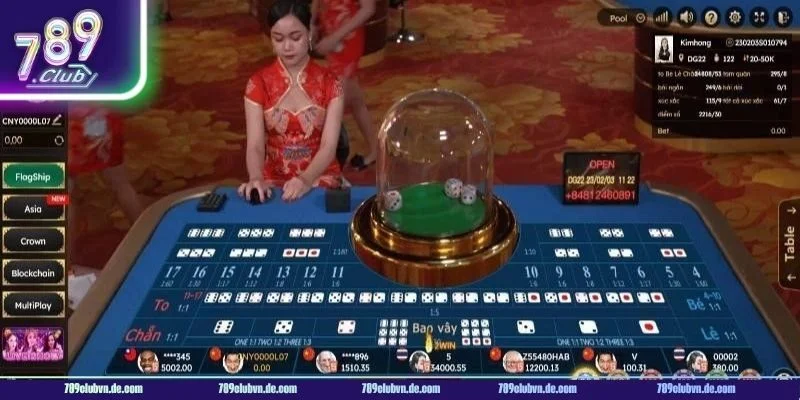 Luật chơi Tài Xỉu livestream 789CLUB rất dễ hiểu.