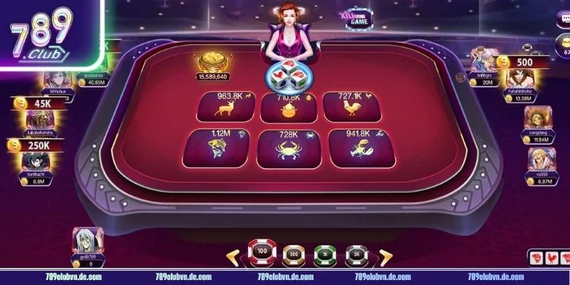 Ván chơi bầu cua mini 789CLUB được tổ chức dễ hiểu.