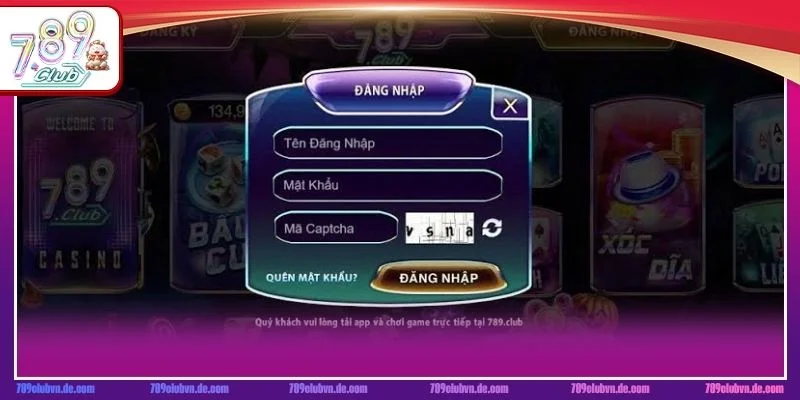 Thao tác đăng nhập tại sàn cược nhanh gọn - dễ dàng.